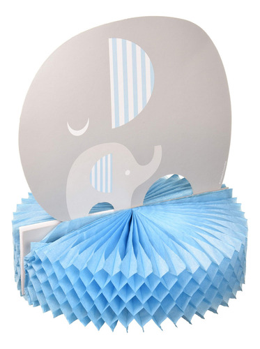 Baby Shower Chico Pequeño Cacahuete Elefante Fiesta 3d Panal