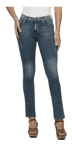 Pantalon Jeans Vaquero Slim Fit Wrangler Mujer W05
