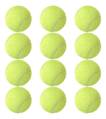 12 Pelotas De Tenis Y Paquetes De Presión A Juego Para Entre