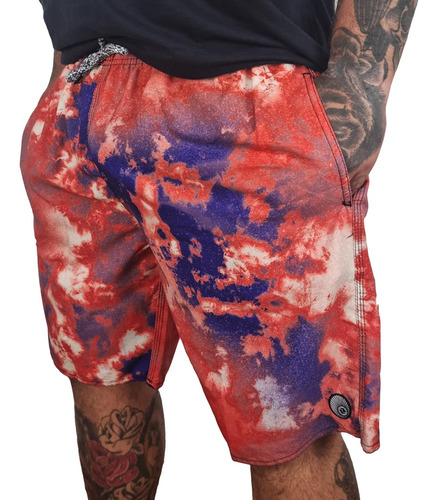 Bermuda Shorts Surftrip Tie Dye Masculino