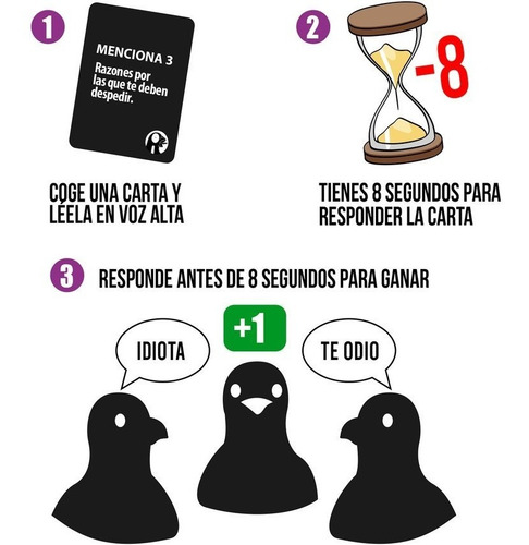 Imagen 3 de 6 de Juego De Mesa P.t.m. Piensa Todo Mal Nuevo Español