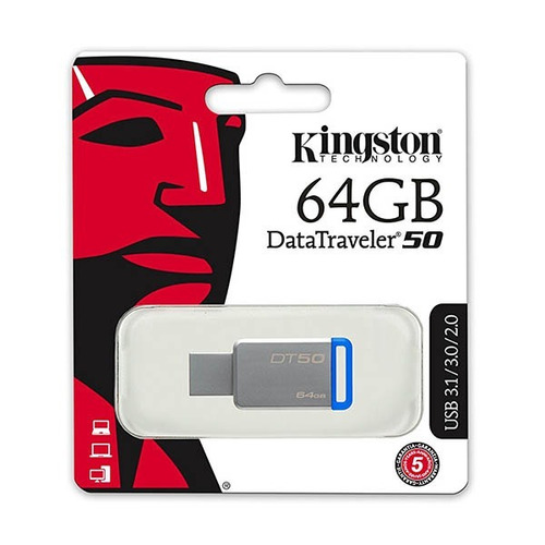 Pen Drive Kingston 64gb Datatraveler 50 3.1/3.0