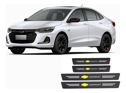 Sticker Protección De Estribos Chevrolet Onix 2024 4 Piezas