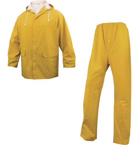 Traje De Lluvia Delta Plus Amarillo Chaqueta Y Pantalon 304