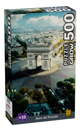Quebra Cabeça Puzzle Arco Do Triunfo 500 Peças 04552 - Grow