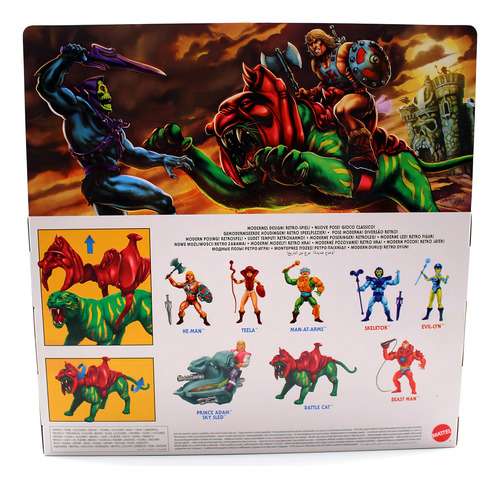 Figura Battle Cat Origins Master Of The Universe Mattel (Usado)