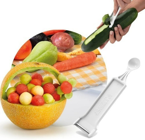 Cortador Fatiador + Ralador Boleador Para Legumes E Frutas
