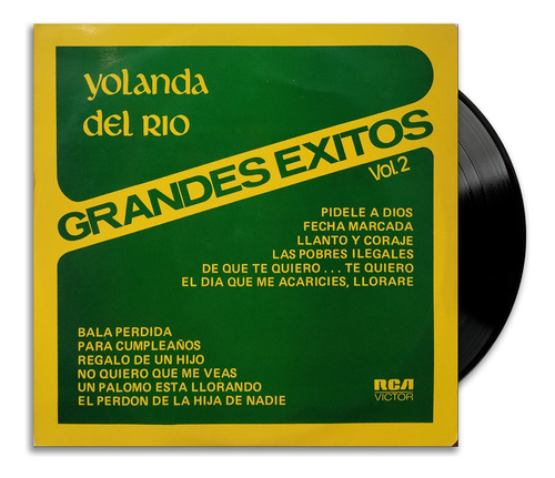 Yolanda Del Río - Grandes Éxitos Vol. 2 - Lp Vinilo