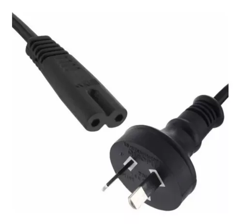 Cable Alimentacion Tipo 8 Interlock 220v Fuente Tv Ps4 Ps3