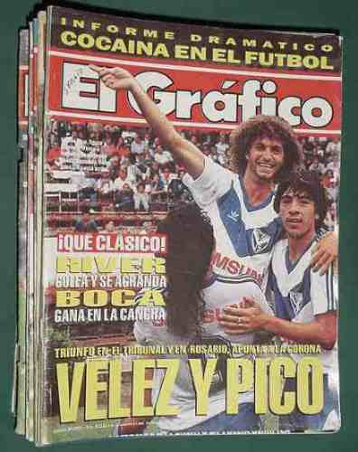 Revista Grafico 3835 River Huracan Caniggia Doping Cocaina