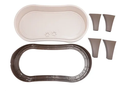 Elevated Dog Bowl Tray Pet Feeding Neck Spine Protection