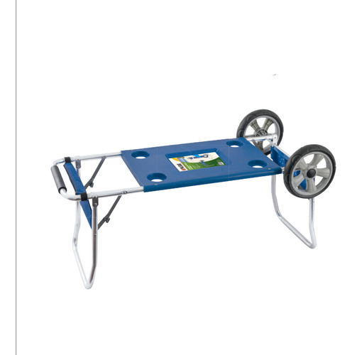 Palisad 6950055 Carrinho De Praia Com Avanço De Cadeira E Caixa Térmica cor azul