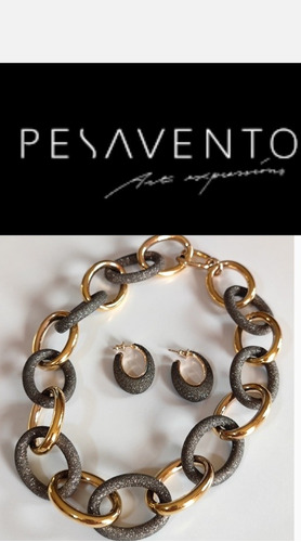 Pesavento Collar & Aretes Original Plata Fina 925 No Tiffany