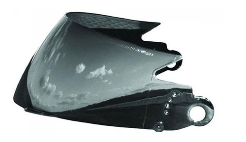 Viseira Capacete V-pro Jet 1 / 2 / 3 Escamoteável Espelhada Cromada 2mm Original Pro Tork