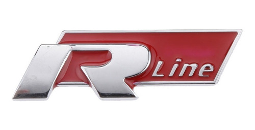 Logo Rline Emblema Para Volkswagen R Line 7.4x2.4cm