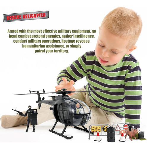 Haga Clic En N Play Military Swat Elite Unit Rescue, 12 Figu