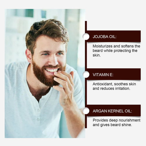Balsamo Para Crecer La Barba Al 20% 3pcs