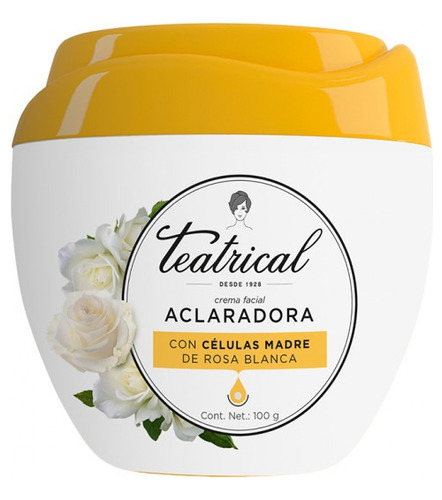 Teatrical Crema Facial Aclaradora Células Madre 100g