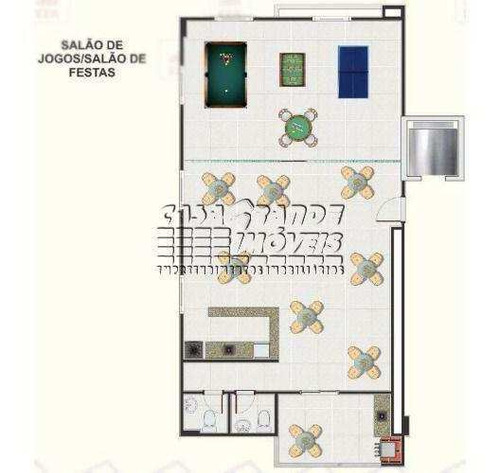 Imagem 3 de 4 de Excelente Apartamento Em Praia Grande, Vila Mirim - V5673