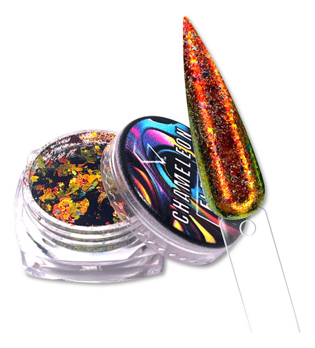 Gmi Efecto Camaleón Flake Uñas 2 Pzas. Colores 06 / 07