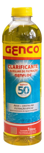 Genfloc Clarificante E Auxiliar Filtracao 1l Genco