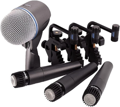 Imagen 2 de 3 de Shure Drum Microphone Kit For Performing And Recording Drumm