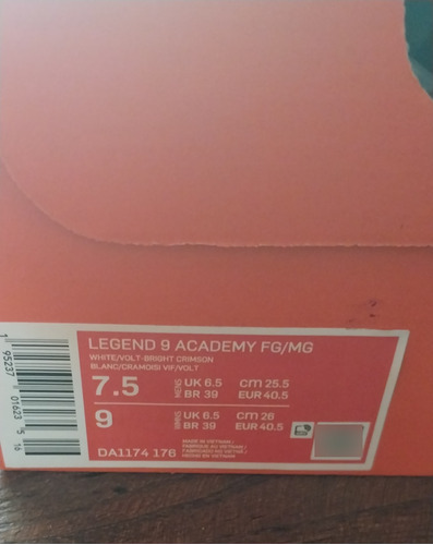 Botines Nike Tiempo Legend 9 Academy Fg/mg