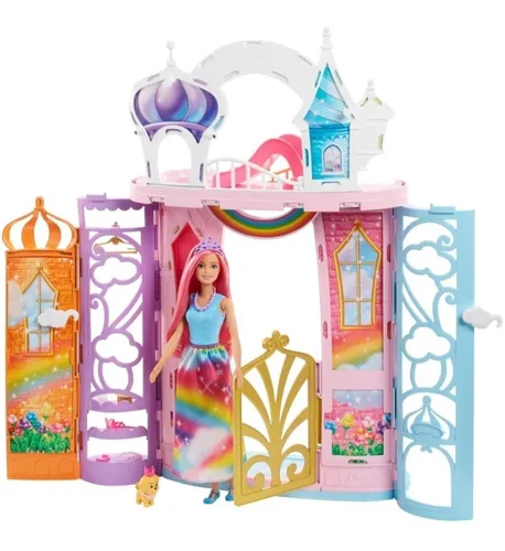 Barbie Castillo De Reino Arcoiris Dreamtopia Casa Mu eca