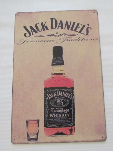 Poster Anuncio Cartel Jack Daniel´s Decoracion Bar Rock Casa