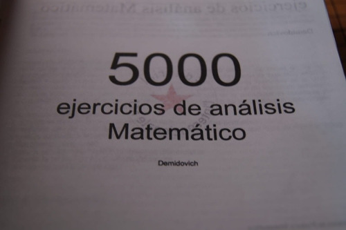 5000 Ejercicios Del Análisis Matemático 