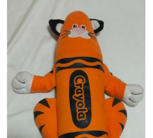 Peluche Crayola Tigre Naranja Orange Toy Plush Raro 2008