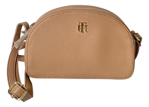 Bolsa Crossbody Tommy Hilfiger Camel Bandolera Original