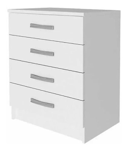 Juego Dormitorio Infantil Blanco Ropero Cuna Cómoda Colchón