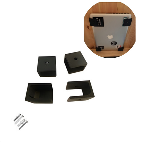 Suporte Sob Embaixo Mesa Para Macbook / Notebook (3cm)