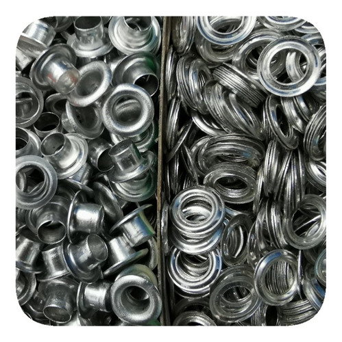 Ojales (3/16) Aluminio Con Arandelas X 1.000 Unidades #10