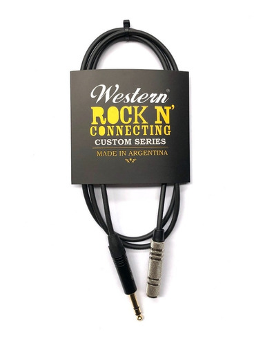Cable Western - Plug Stereo 1/4 A Jack Stereo Hem 1/4 - 3mts