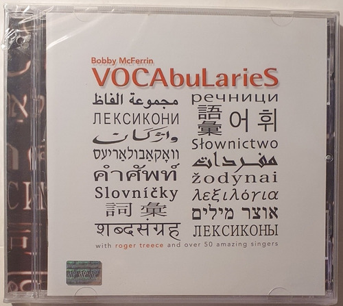 Cd Bobby Mcferrin - Vocabularies - Nuevo