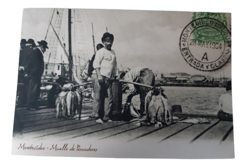 Postal Montevideo Antiguo / N° 57 / Pescadores / Harry 