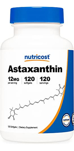 Astaxantina 12mg 120 Cap Nutricost