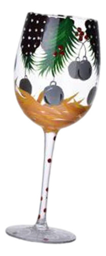 Navideña, Copa Para Beber Vino, Copa Para Vino Estilo D