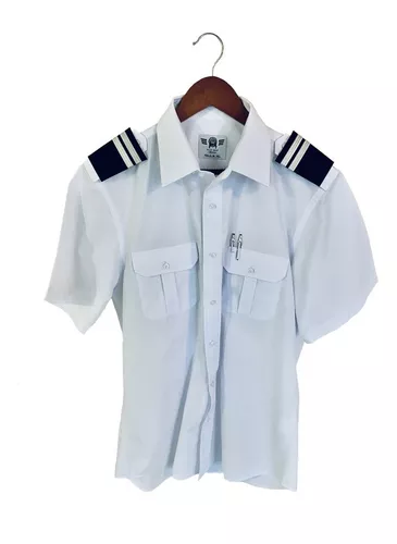 Aeronautica Militare Camisa de Vestir para Hombre Azul Blanco Slim Fit  Talla M -  México