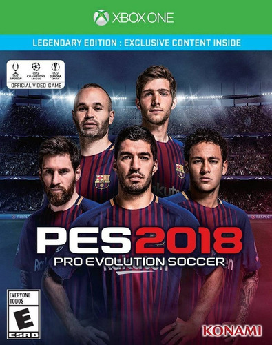 Pro Evolution Soccer 2018 Legendary Edition Xbox One  Físico