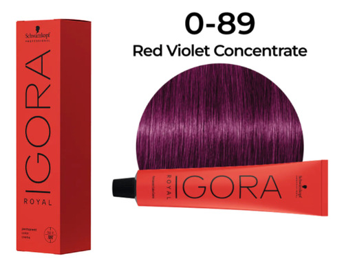 Kit 2 Tinturas Igora Schwarzkopf + 2 Oxidantes + Guantes 0-89