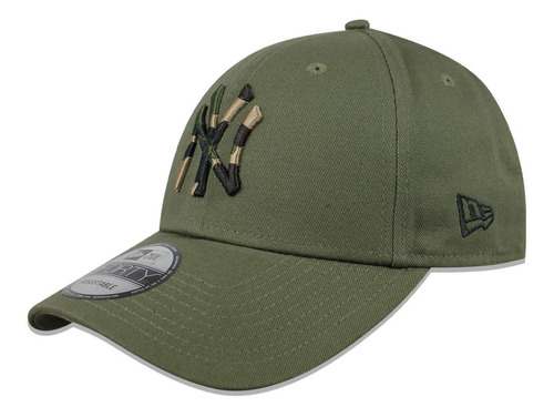 Gorra New Era 9 Forty Mlb Yankees Infill Unitalla Camo/verde