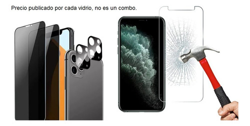 Anti-espia Y Protector De Cámara iPhone 11 Pro Max / Xs Max