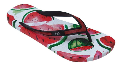 Imagen 1 de 5 de Sandalias Para Dama Con Estampados Sandia Ish Fc-3086