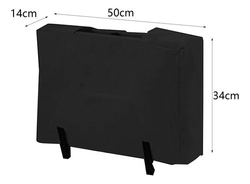 4 Bolsa De Almacenamiento Plegable Para Cubierta De Negro