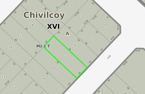 Terreno En Venta - 300 Mts2- Chivilcoy