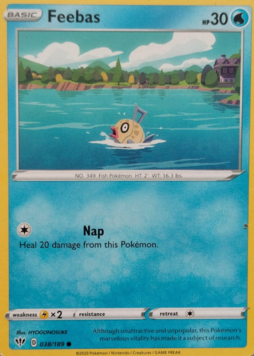 Pokémon Tcg Feebas 038/189