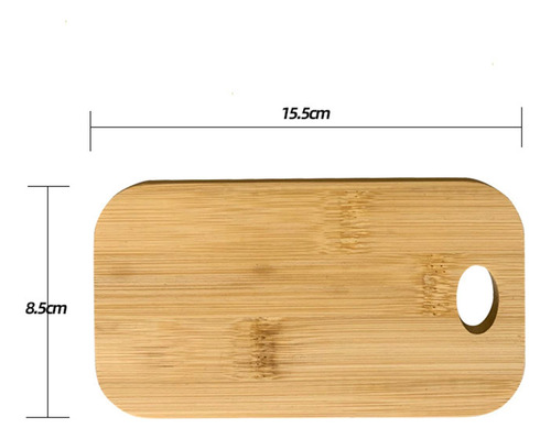 2 Tabla De Cortar Para El Hogar, Bandeja De Madera, Medio